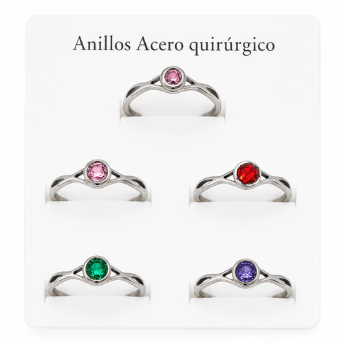 Anillo Acero quirurgico tipo cintillo