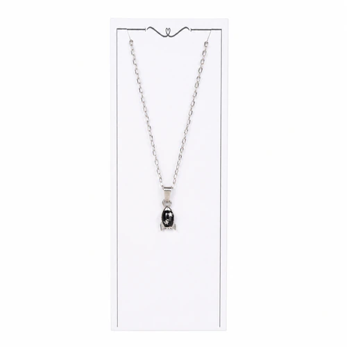 Conjunto plata Cadena + Dije esmaltado