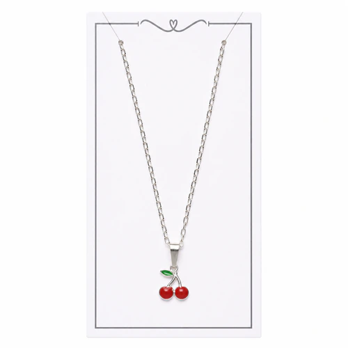 Conjunto plata Cadena + Dije esmaltado