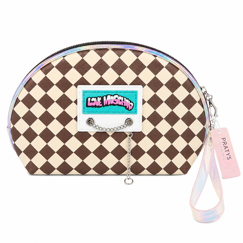 Porta cosmetico con cadena