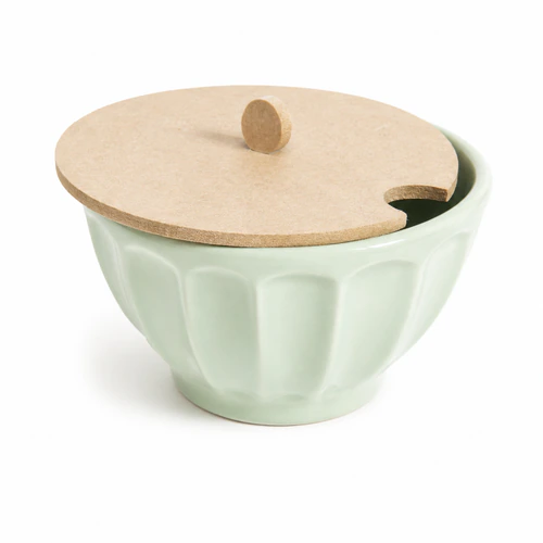Taza azucarera vintage c/tapa