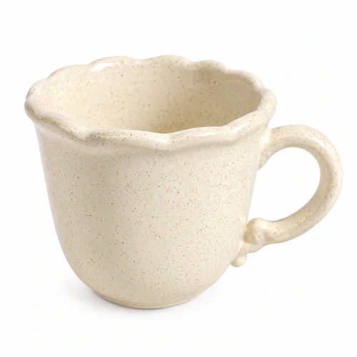 Taza te ondas jaspeada