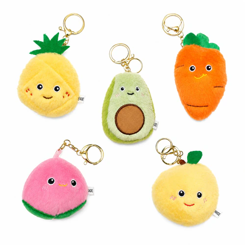 Llavero peluche FRUTAS