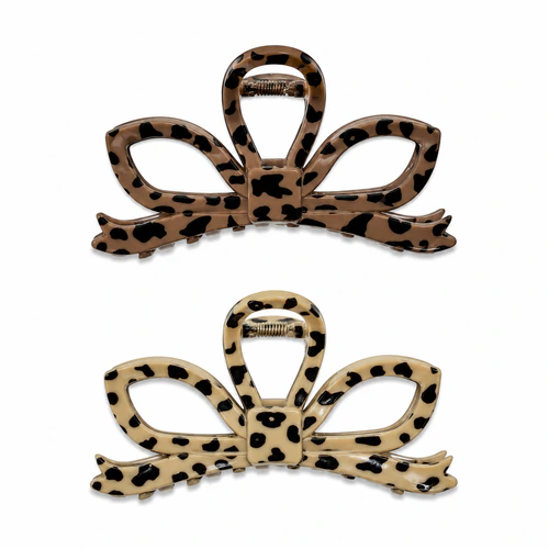 Broche de animal print