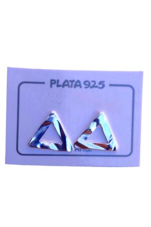 Aro plata 925 Triangulo Calado