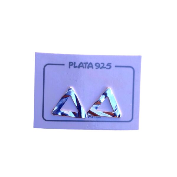 Aro plata 925 Triangulo Calado