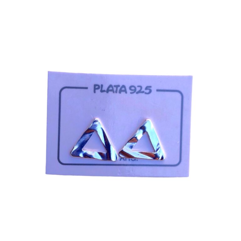 Aro plata 925 Triangulo Calado