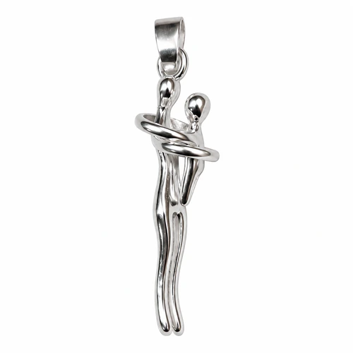 Dije Plata Abrazo/pasacadena