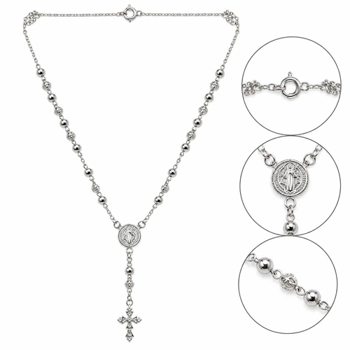Denario plata 925 Bolita calada