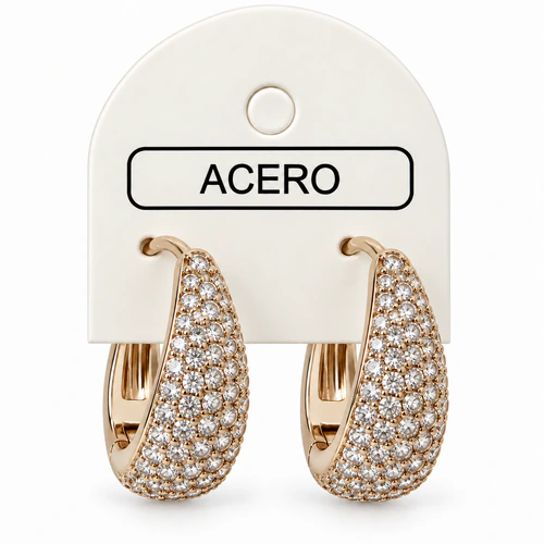 Aro AQD argollita strass sin fin
