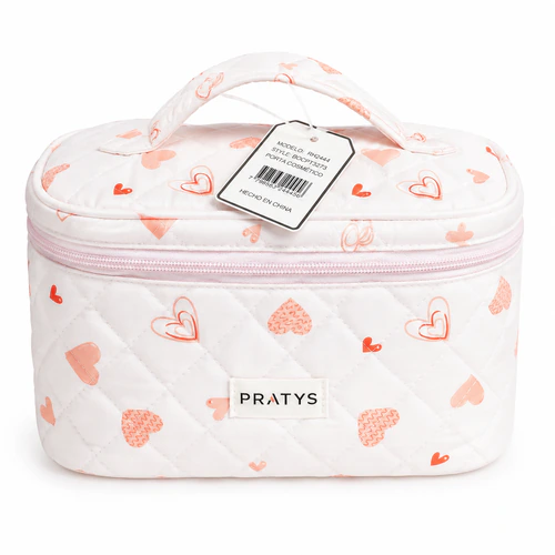 Porta cosmético corazones