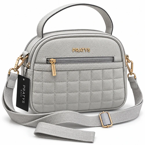 Cartera de dama t/bandolera perlada