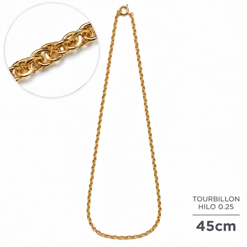 Cad.Ench. Oro 18K. Tourbillon 25×45