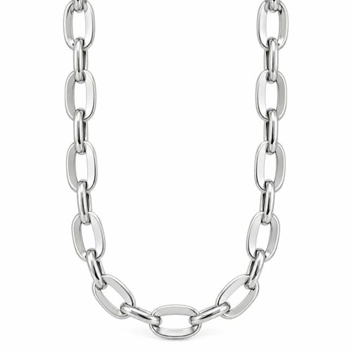 Cadena Plata 900 Espejo 45×40