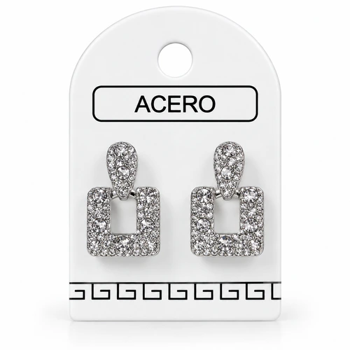 Aro AQ strass cuadrado