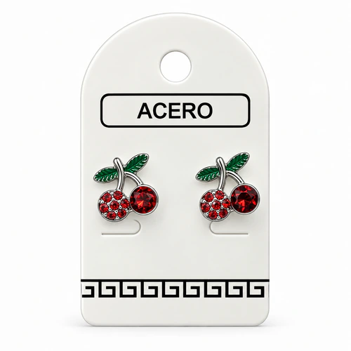 Aro AQ cereza con strass