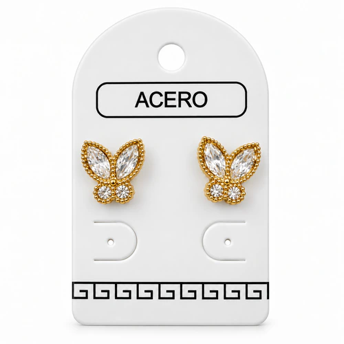Aro AQ mariposa con strass