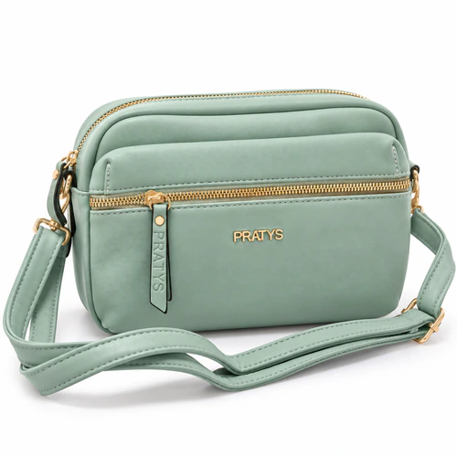 Cartera 3 cierre simil cuero