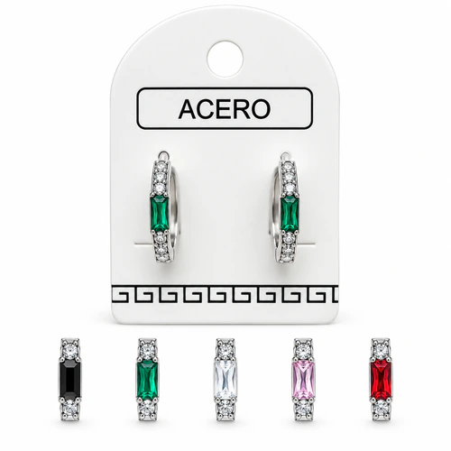Aro AQ argollita con cubic rectangular finito
